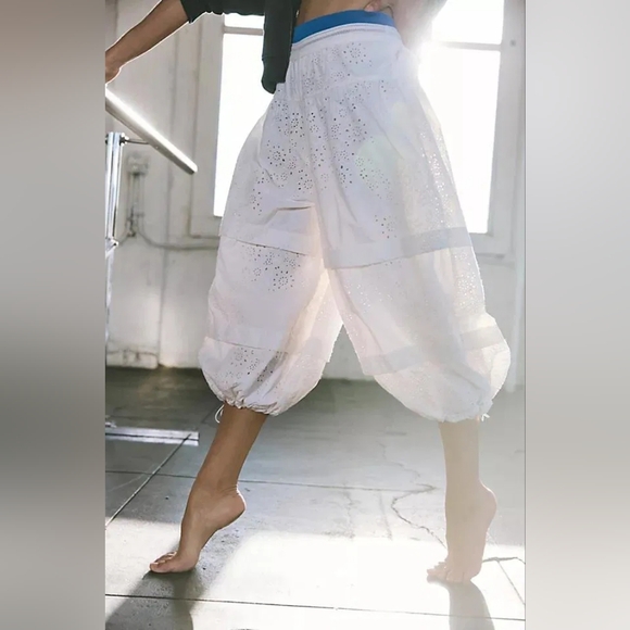 FP Movement Gonna Love Me Eyelet Pants/White Combo - Picture 5 of 16